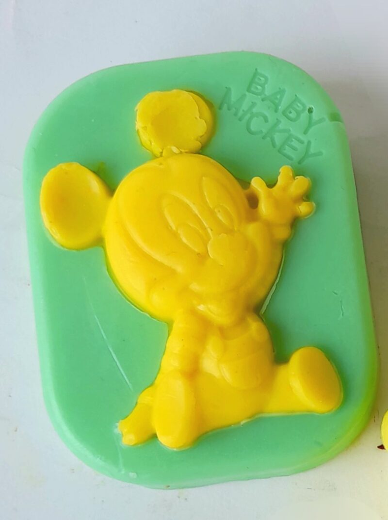 ΧΕΙΡΟΠΟΙΗΤΟ ΣΑΠΟΥΝΙ ΓΛΥΚΕΡΙΝΗΣ “MICKEY”, 75γρ. – κίτρινο/πράσινο